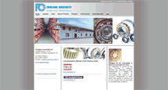 Desktop Screenshot of friulanacuscinetti.it